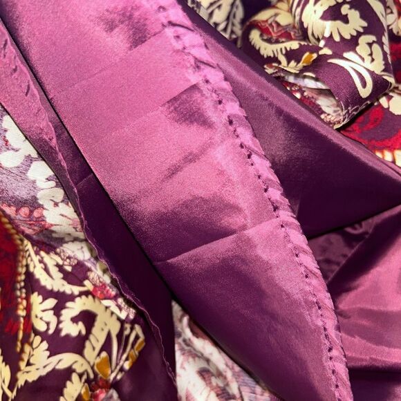 Talbots 100% silk wrap around skirt size 8 - Picture 5 of 6